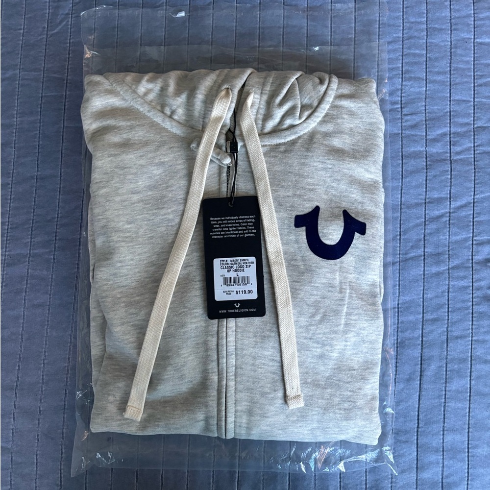 True Religion Gray Hoodie